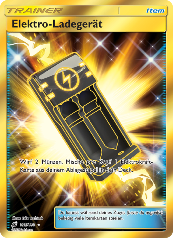 Elektro-Ladegerät 193 — Team Up (German Pokémon TCG card)