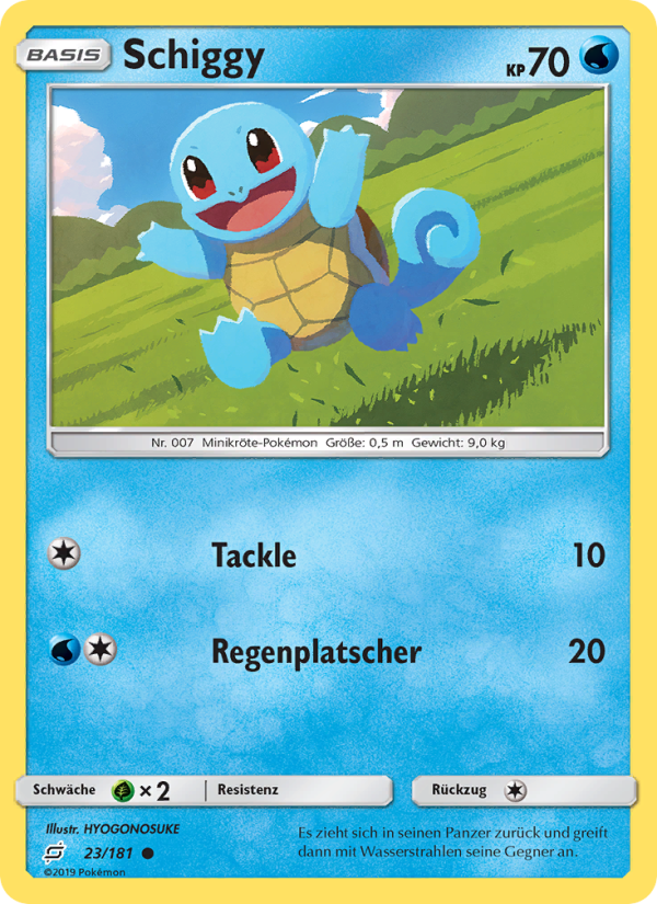 Schiggy 23 — Team Up (German Pokémon TCG card)