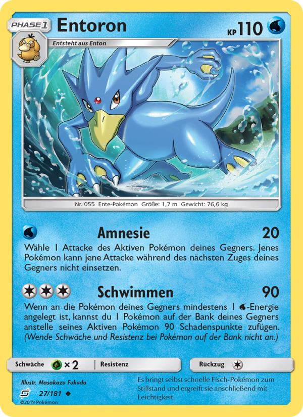 Entoron 27 — Team Up (German Pokémon TCG card)
