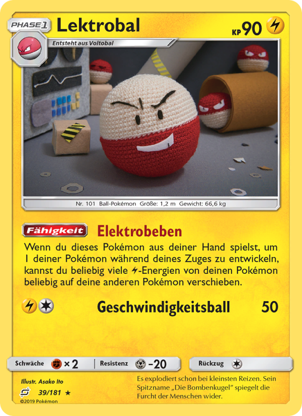 Lektrobal 39 — Team Up (German Pokémon TCG card)
