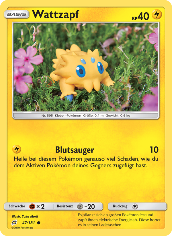 Wattzapf 47 — Team Up (German Pokémon TCG card)