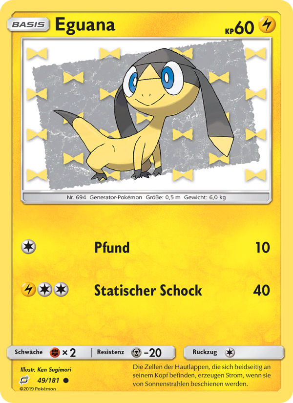 Eguana 49 — Team Up (German Pokémon TCG card)
