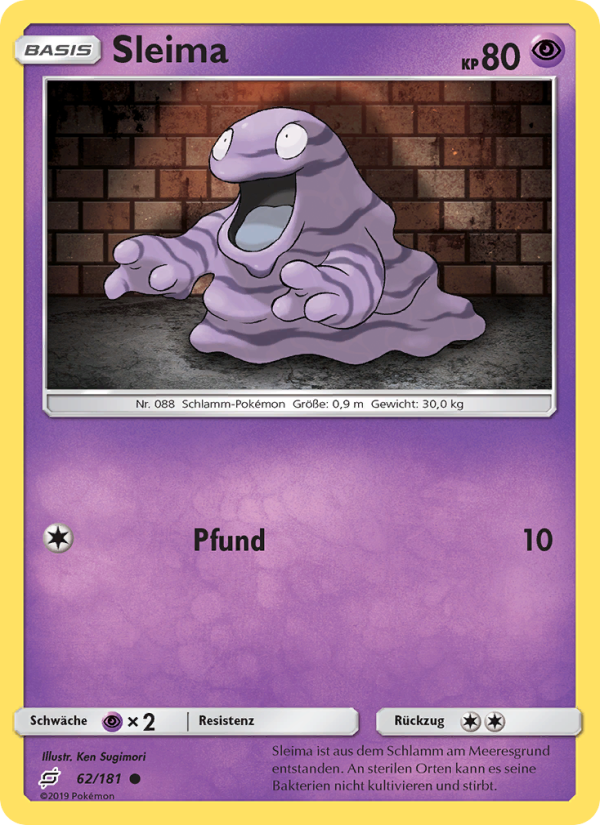 Sleima 62 — Team Up (German Pokémon TCG card)