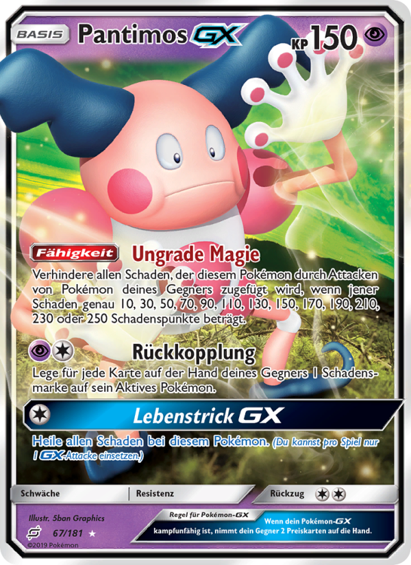 Pantimos GX 67 — Team Up (German Pokémon TCG card)