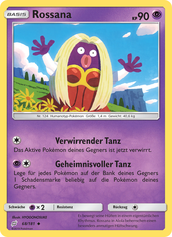 Rossana 68 — Team Up (German Pokémon TCG card)