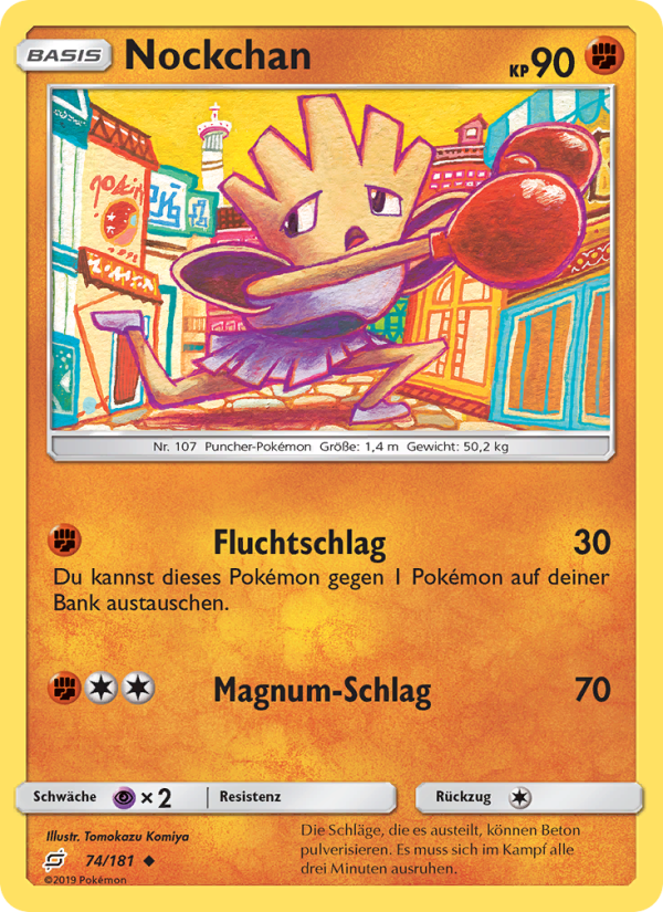 Nockchan 74 — Team Up (German Pokémon TCG card)