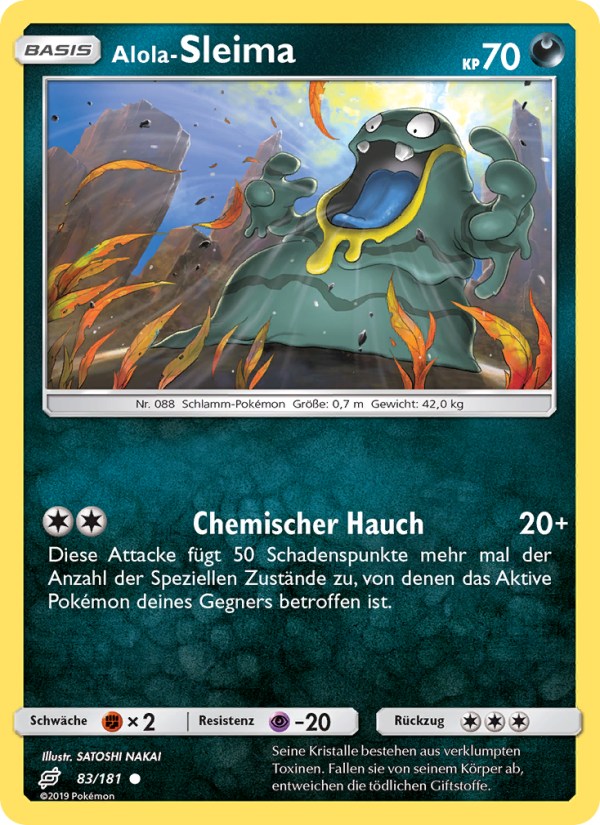 Alola-Sleima 83 — Team Up (German Pokémon TCG card)