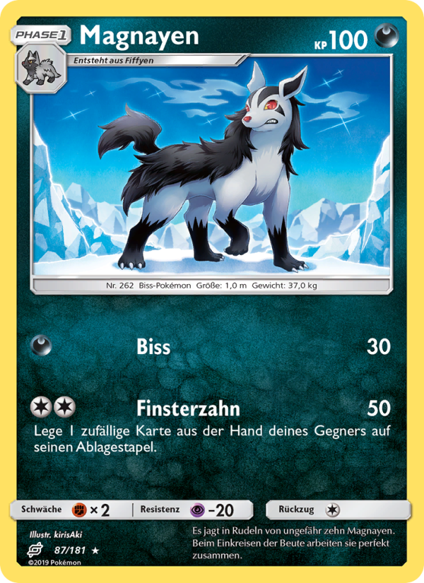 Magnayen 87 — Team Up (German Pokémon TCG card)