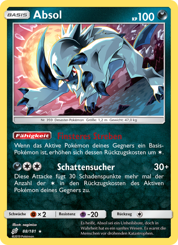 Absol 88 — Team Up (German Pokémon TCG card)