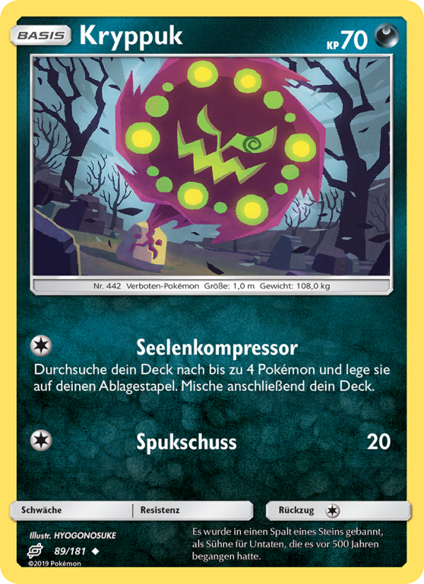 Kryppuk 89 — Team Up (German Pokémon TCG card)