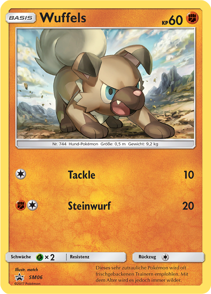 Wuffels SM06 — Sun & Moon Promos (German Pokémon TCG card)