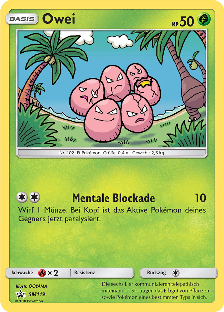 Owei SM119 — Sun & Moon Promos (German Pokémon TCG card)