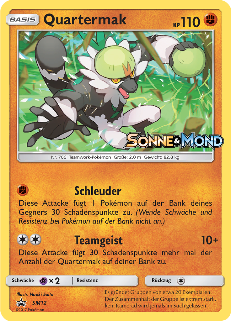 Quartermak SM12 — Sun & Moon Promos (German Pokémon TCG card)
