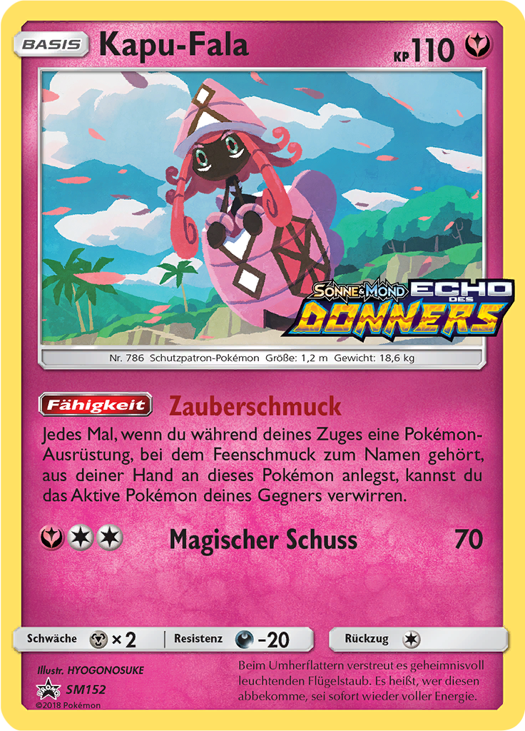Kapu-Fala SM152 — Sun & Moon Promos (German Pokémon TCG card)