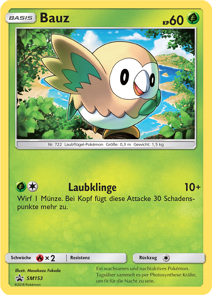 Bauz SM153 — Sun & Moon Promos (German Pokémon TCG card)