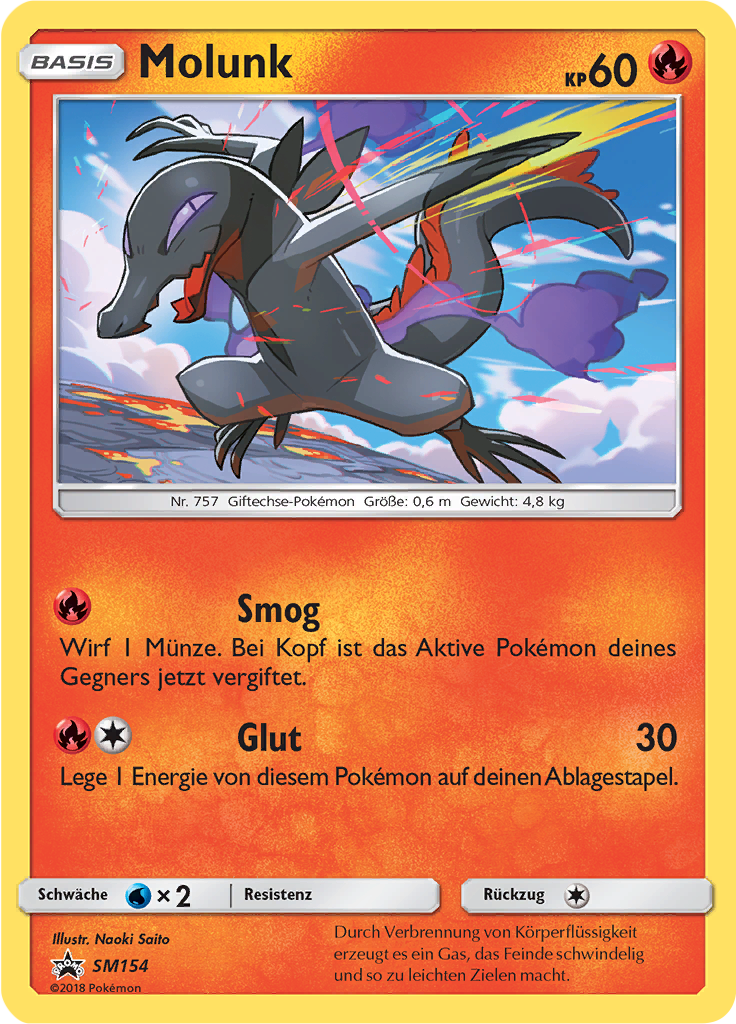 Molunk SM154 — Sun & Moon Promos (German Pokémon TCG card)