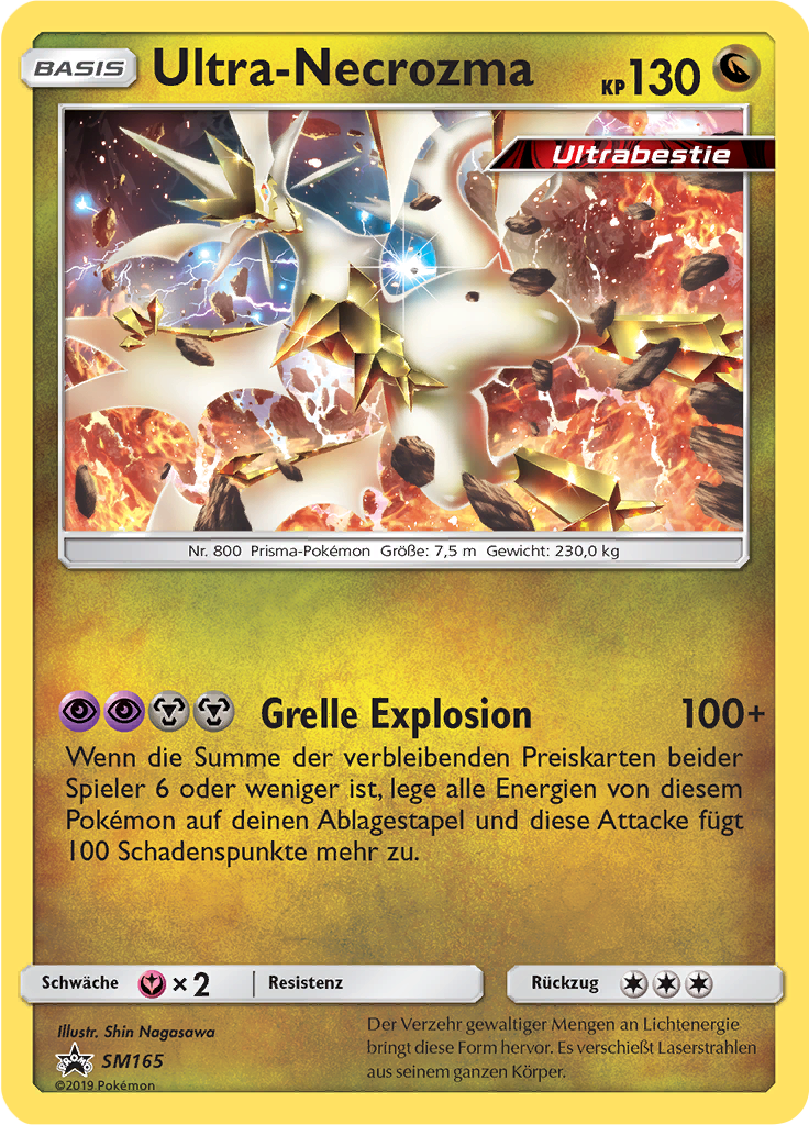 Ultra-Necrozma SM165 — Sun & Moon Promos (German Pokémon TCG card)