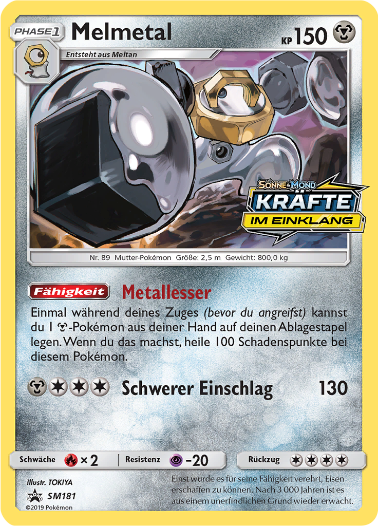 Melmetal SM181 — Sun & Moon Promos (German Pokémon TCG card)