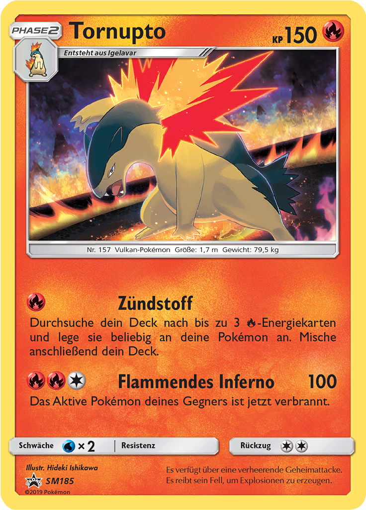 Tornupto SM185 — Sun & Moon Promos (German Pokémon TCG card)