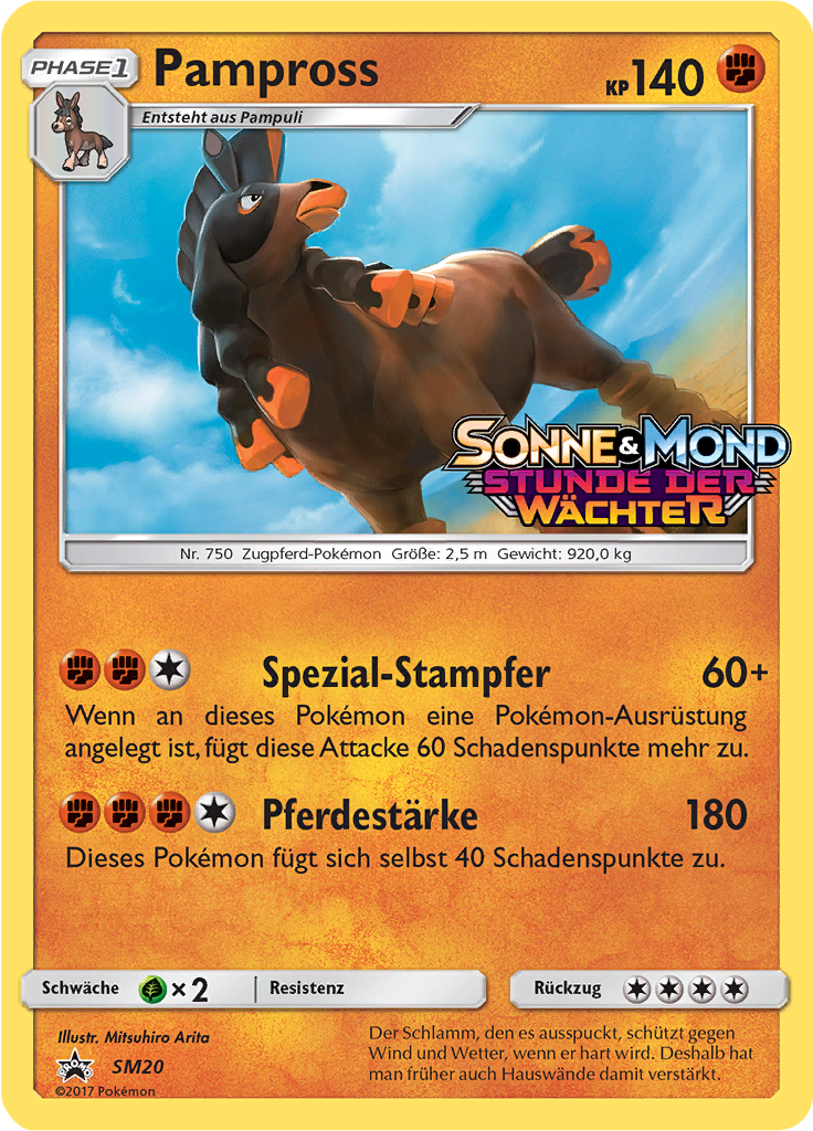 Pampross SM20 — Sun & Moon Promos (German Pokémon TCG card)