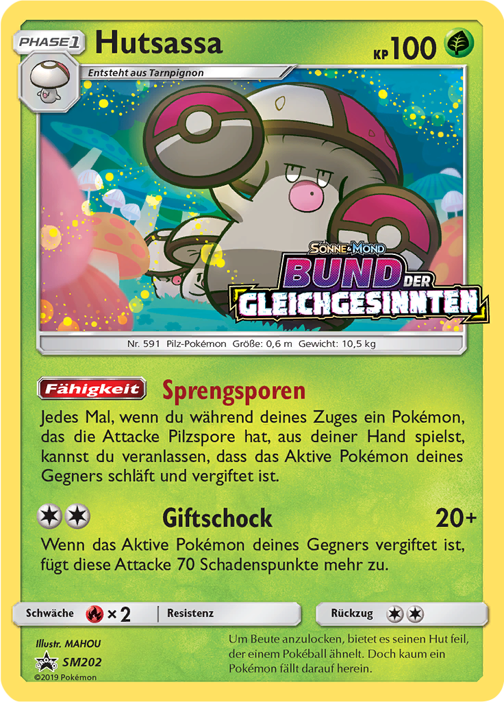 Hutsassa SM202 — Sun & Moon Promos (German Pokémon TCG card)