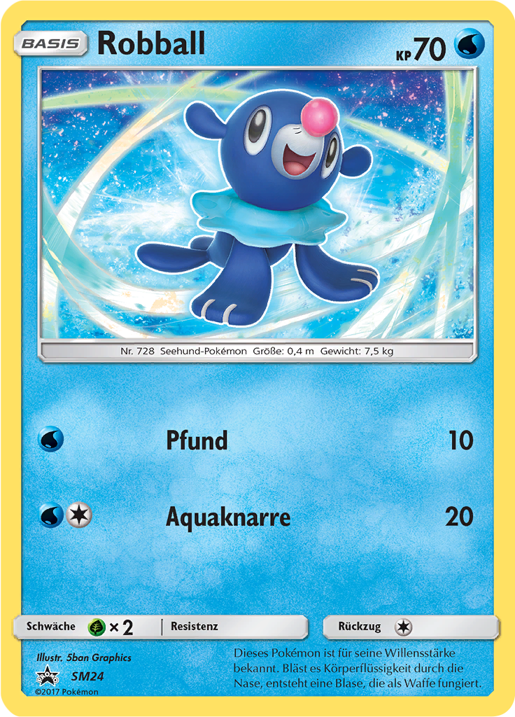 Robball SM24 — Sun & Moon Promos (German Pokémon TCG card)
