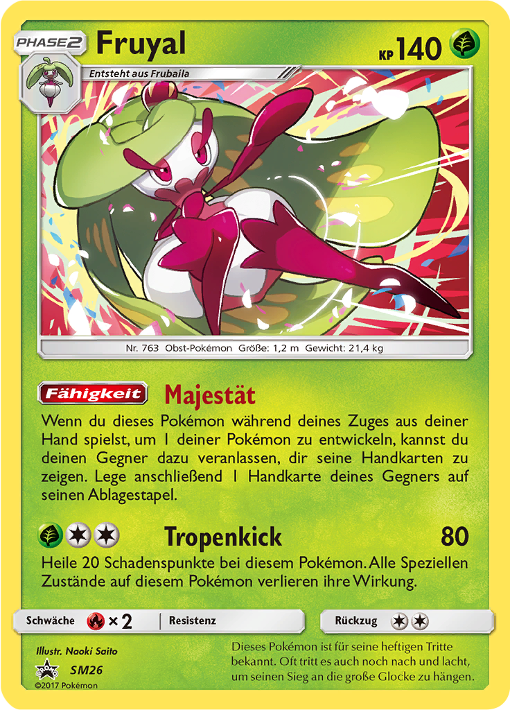 Fruyal SM26 — Sun & Moon Promos (German Pokémon TCG card)