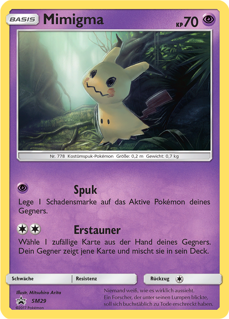 Mimigma SM29 — Sun & Moon Promos (German Pokémon TCG card)