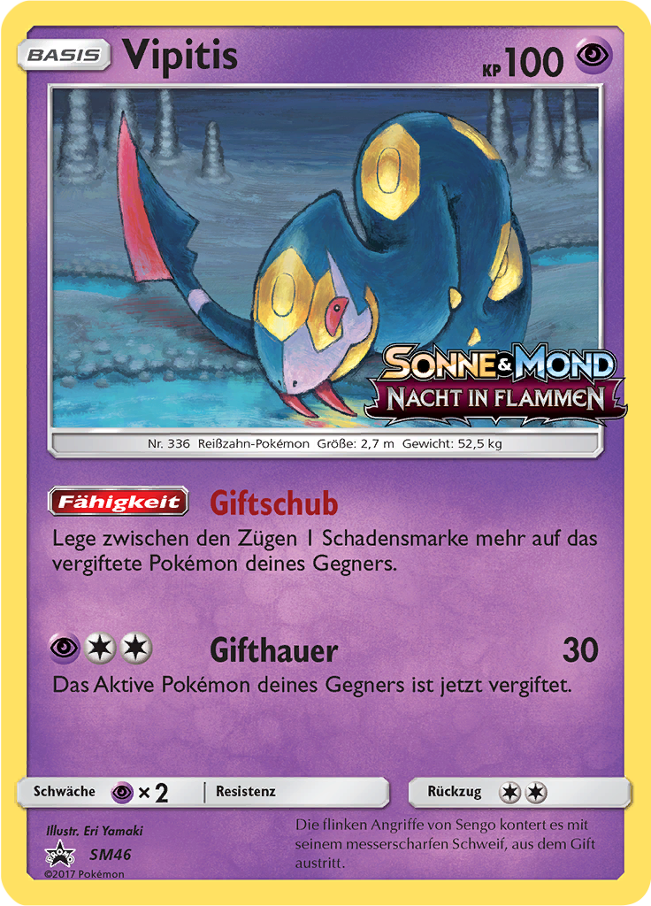 Vipitis SM46 — Sun & Moon Promos (German Pokémon TCG card)