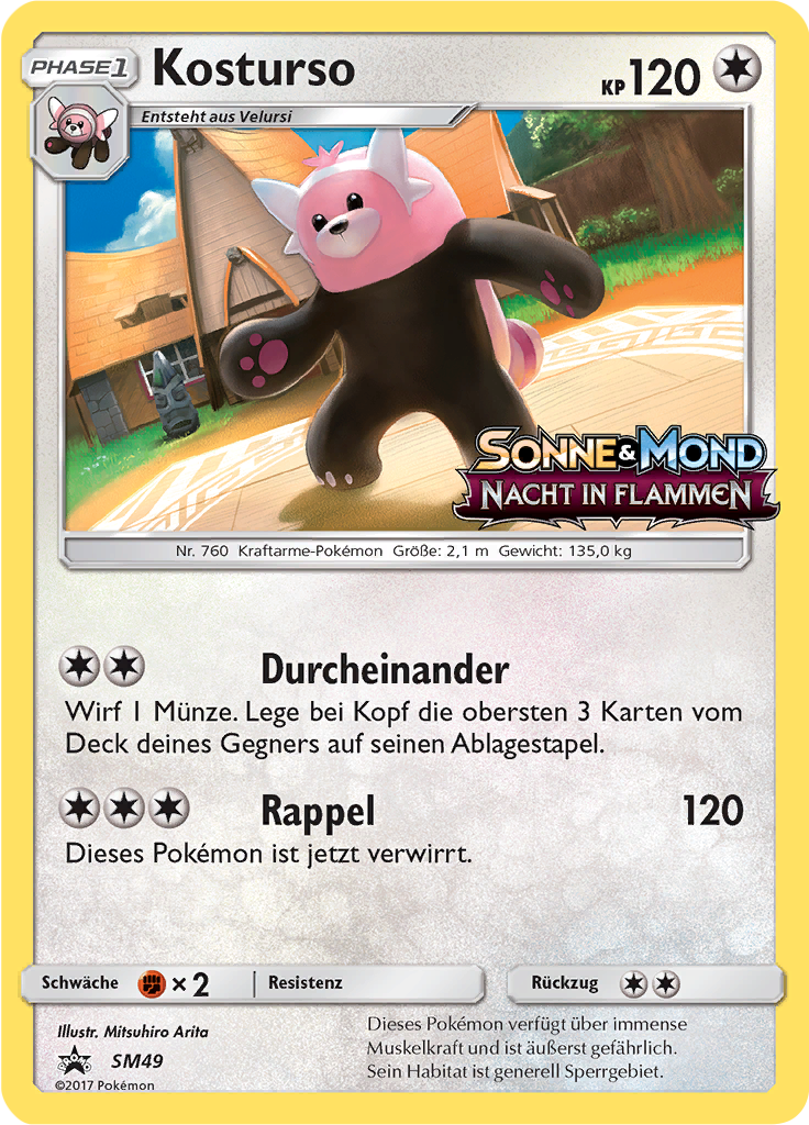 Kosturso SM49 — Sun & Moon Promos (German Pokémon TCG card)