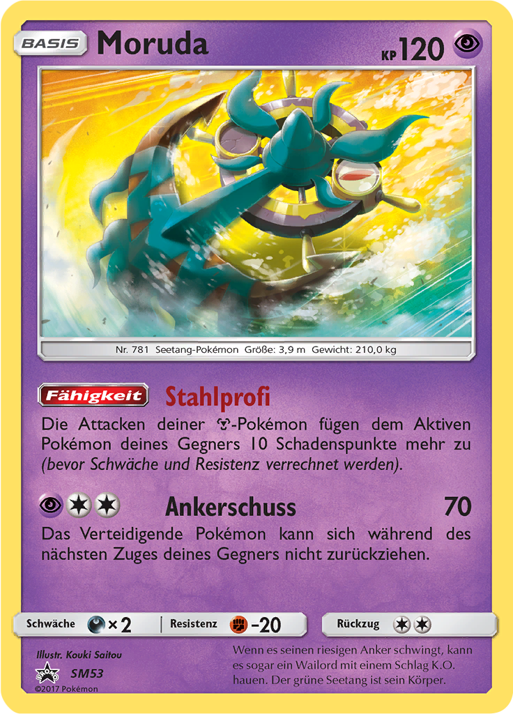 Moruda SM53 — Sun & Moon Promos (German Pokémon TCG card)