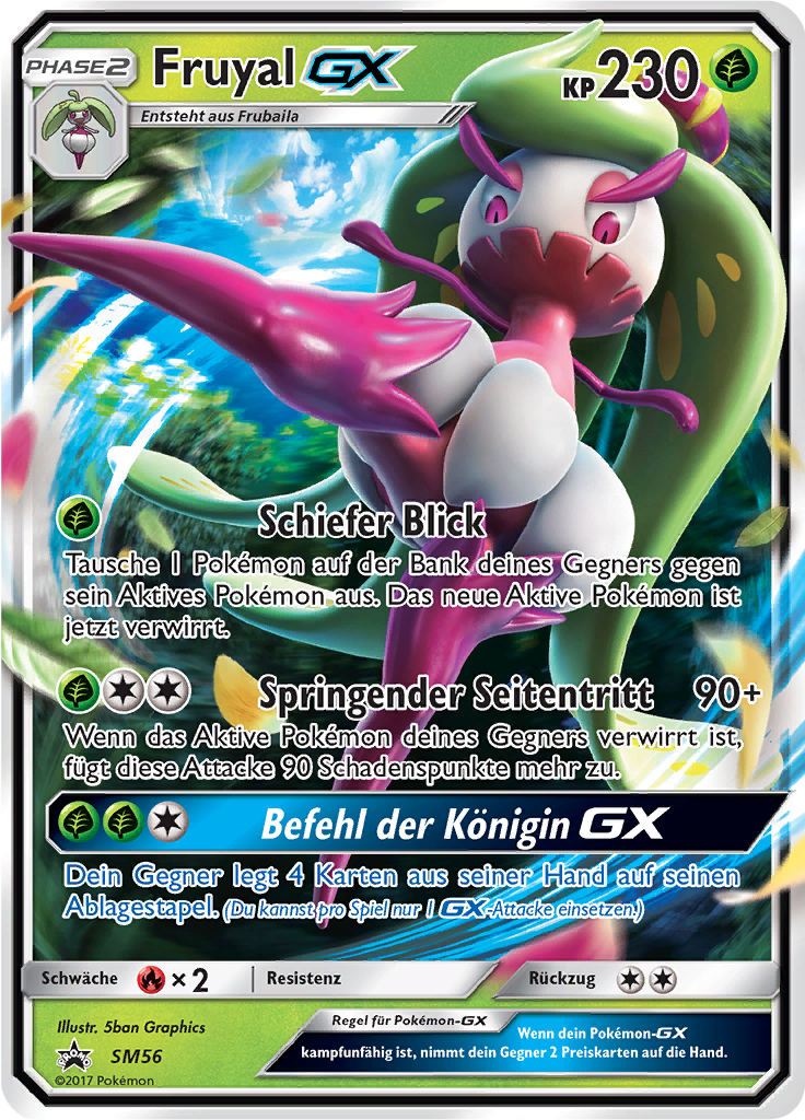 Fruyal GX SM56 — Sun & Moon Promos (German Pokémon TCG card)