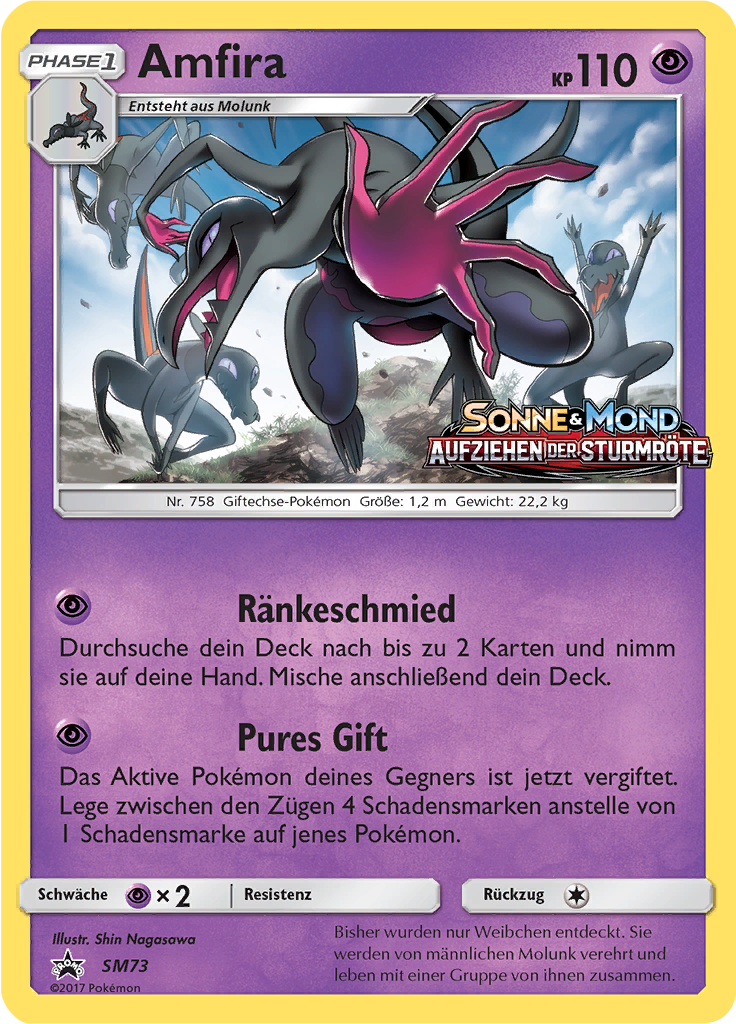 Amfira SM73 — Sun & Moon Promos (German Pokémon TCG card)