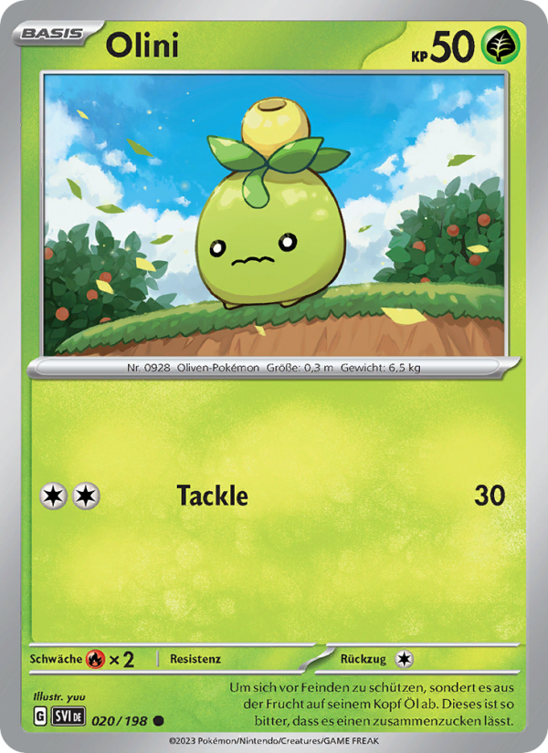 Olini 020 — Scarlet & Violet (German Pokémon TCG card)