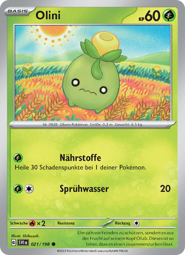 Olini 021 — Scarlet & Violet (German Pokémon TCG card)