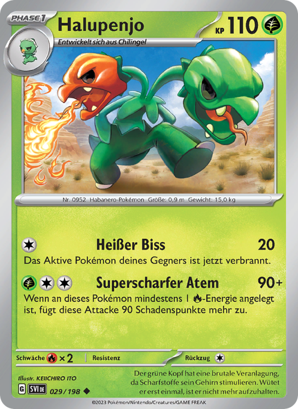 Halupenjo 029 — Scarlet & Violet (German Pokémon TCG card)