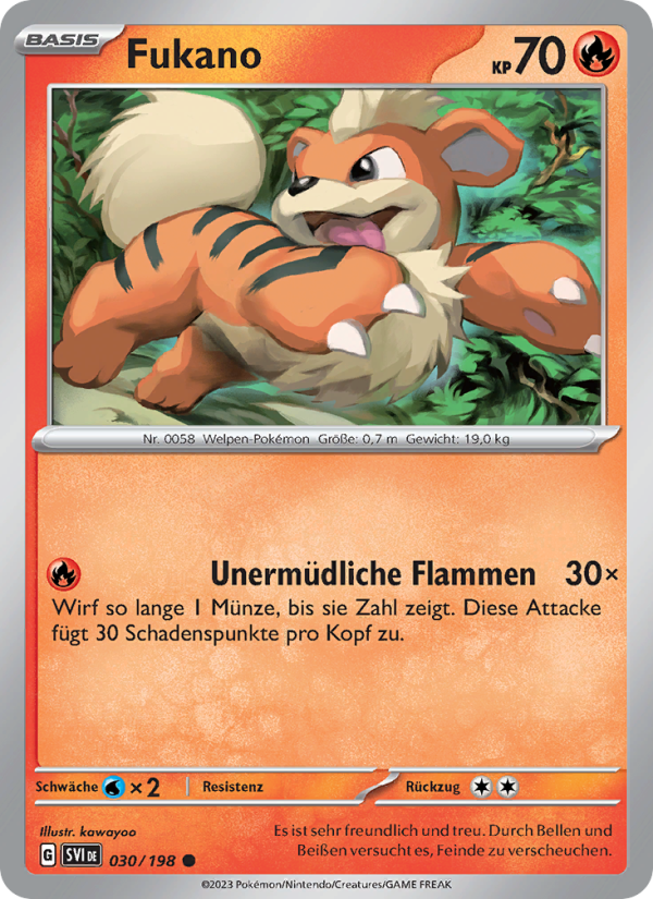 Fukano 030 — Scarlet & Violet (German Pokémon TCG card)