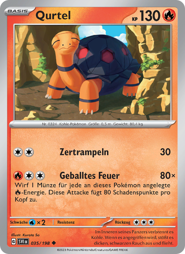 Qurtel 035 — Scarlet & Violet (German Pokémon TCG card)