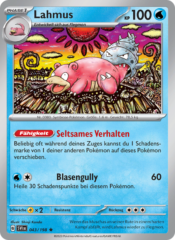 Lahmus 043 — Scarlet & Violet (German Pokémon TCG card)