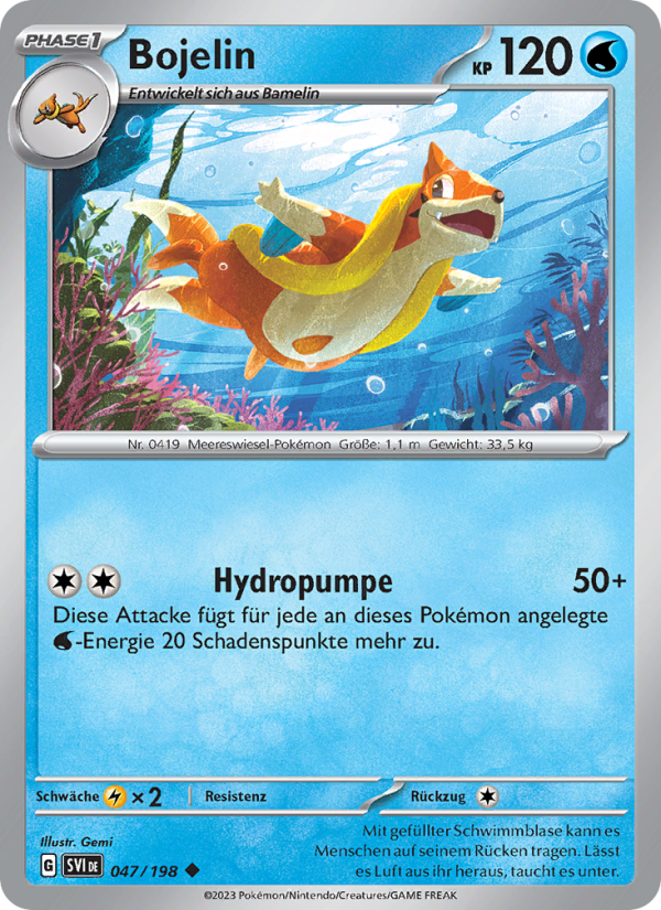 Bojelin 047 — Scarlet & Violet (German Pokémon TCG card)