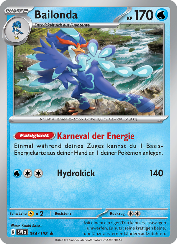 Bailonda 054 — Scarlet & Violet (German Pokémon TCG card)