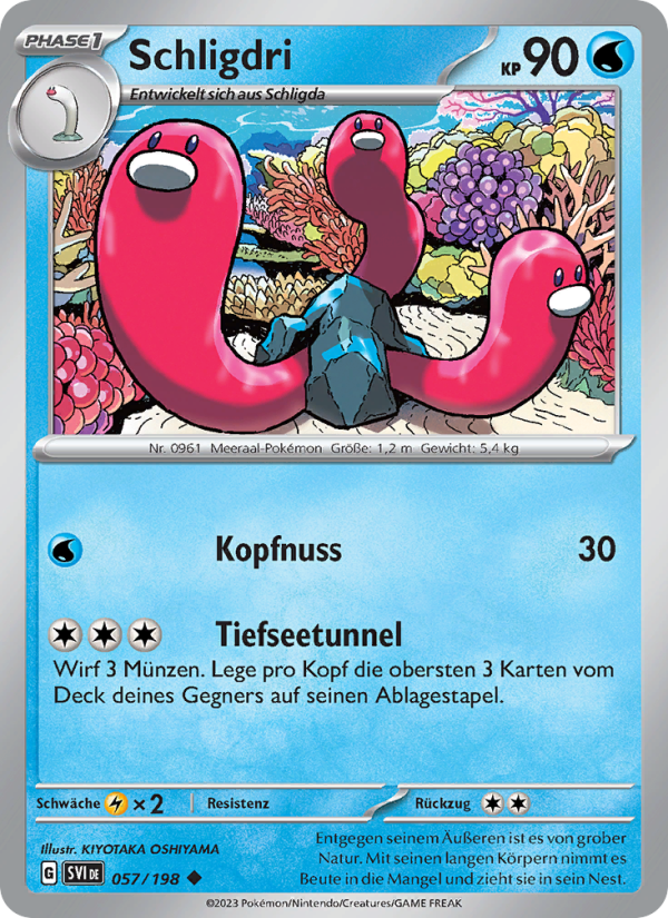 Schligdri 057 — Scarlet & Violet (German Pokémon TCG card)