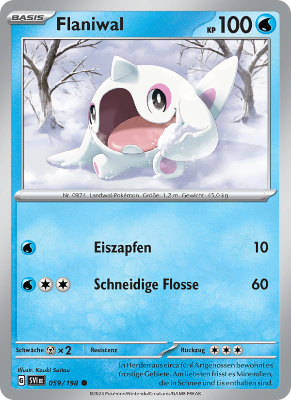 Flaniwal 059 — Scarlet & Violet (German Pokémon TCG card)