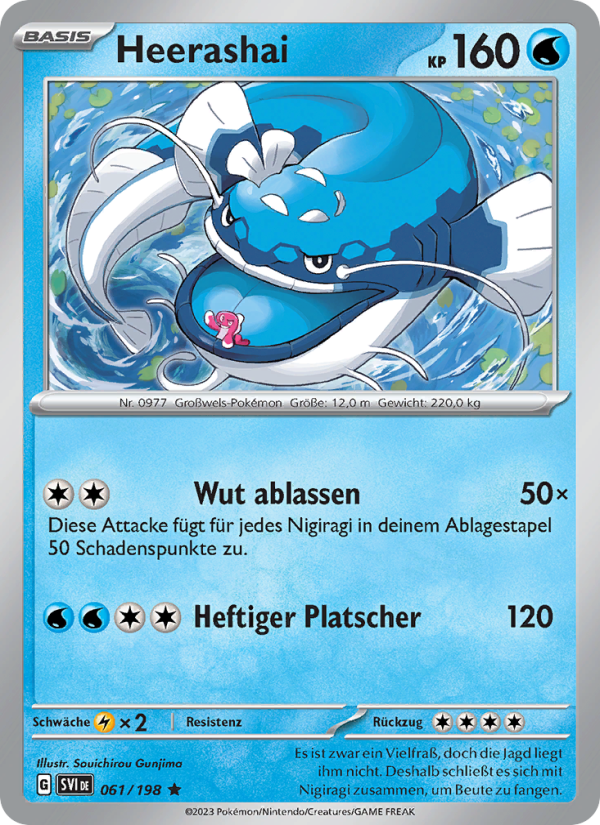 Heerashai 061 — Scarlet & Violet (German Pokémon TCG card)