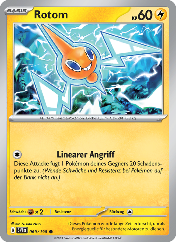 Rotom 069 — Scarlet & Violet (German Pokémon TCG card)