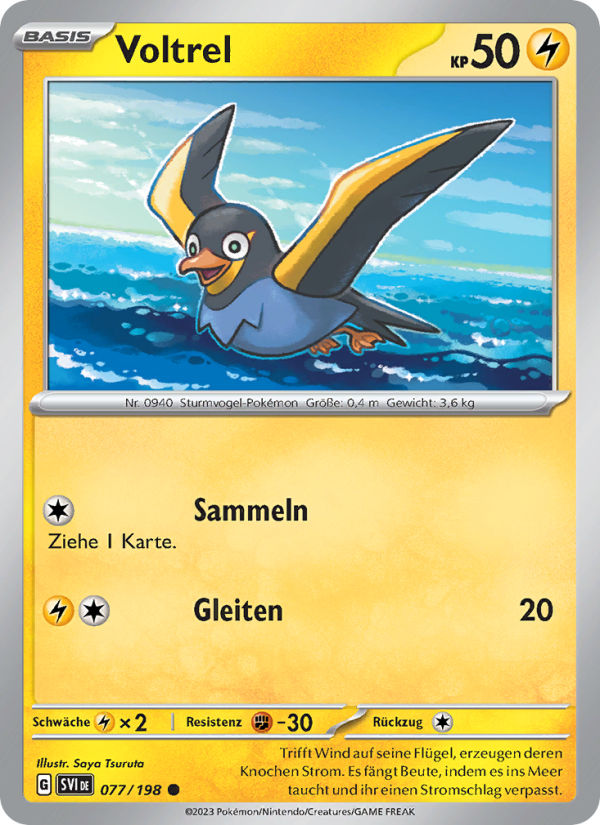 Voltrel 077 — Scarlet & Violet (German Pokémon TCG card)