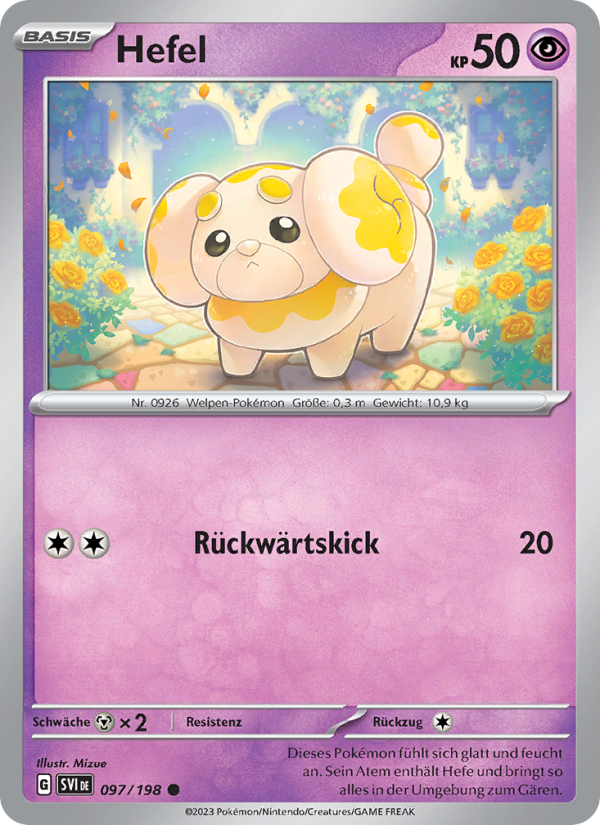 Hefel 097 — Scarlet & Violet (German Pokémon TCG card)