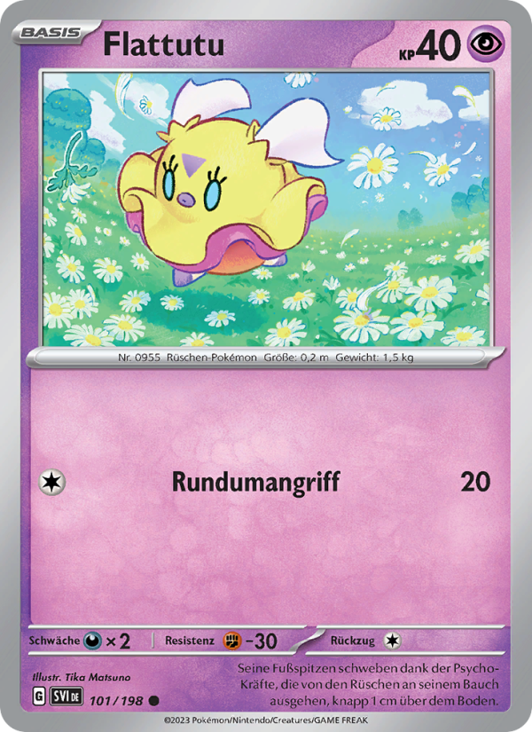 Flattutu 101 — Scarlet & Violet (German Pokémon TCG card)