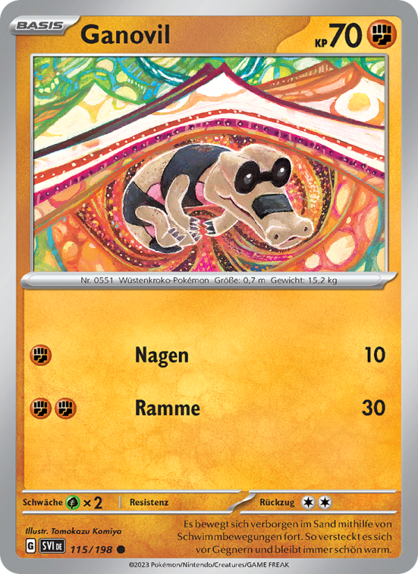 Ganovil 115 — Scarlet & Violet (German Pokémon TCG card)
