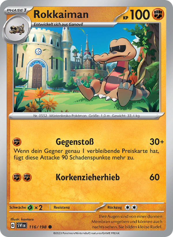Rokkaiman 116 — Scarlet & Violet (German Pokémon TCG card)